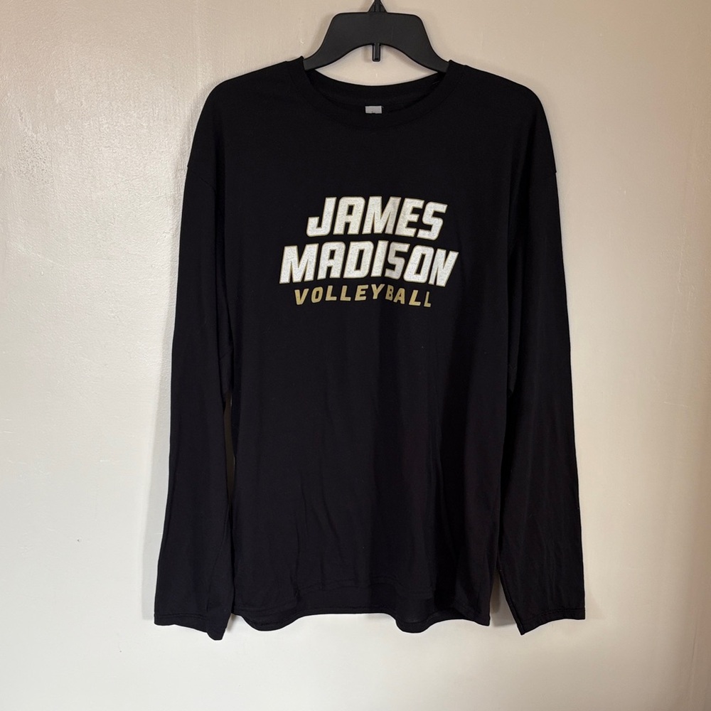 Gildan Black JMU Volleyball Long Sleeve Tee - XL